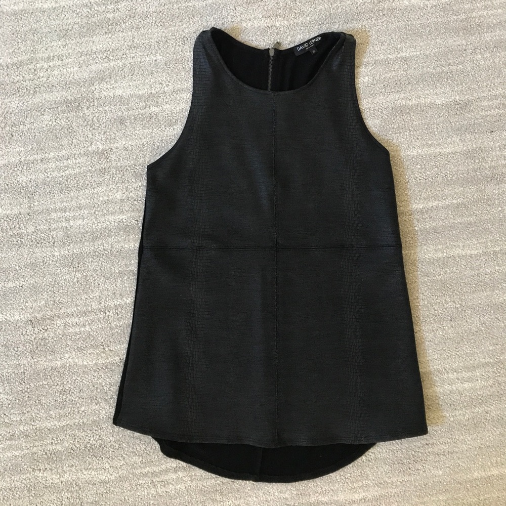 David Lerner leather tank